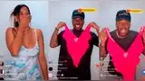 Jefferson Farfán apoya el emprendimiento de Xiomy Kanashiro y modela bikini en TikTok.