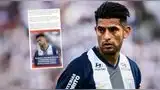 Prensa de Argentina dio fuerte comentario a la salida de Carlos Zambrano de Alianza Lima