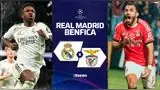 Real Madrid se enfrenta a Benfica por la Champions League