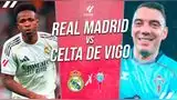 Real Madrid vs. Celta de Vigo juegan este por una nueva fecha de LaLiga.