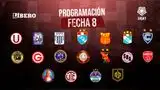 Partidos de la fecha 8 del Torneo Apertura 2026.