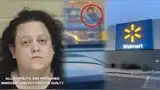 Alicia Lewis, sospechosa de un robo en Walmart, enfrentó a agentes.