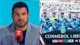 Erick Delgado habló tras la derrota de Cristal ante Palmeiras.