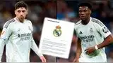Real Madrid anunció sanción a Federico Valverde y Aurélien Tchouaméni.