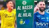 Al Nassr vs Al Hilal juegan por la Liga Profesional con Cristiano Ronaldo contra Benzema. Al Nassr vs Al Hilal juegan por la Liga Profesional con Cristiano Ronaldo contra Benzema.
