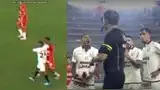 Andy Polo salió expulsado del Universitario vs Atlético Grau tras fuerte codazo