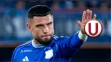 Rodrigo Ureña puso condiciones para su regreso a la 'U'. Foto: composición Líbero/Millonarios FC