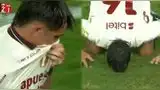Pérez Guedes se retiró del fútbol entre lágrimas.
