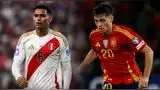 Perú se enfrenta a España en un partido amistoso internacional en Puebla