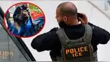 Agentes de ICE inmovilizan a hombre con una pistola Taser tras arrestos en esta zona.