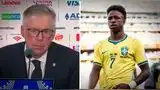 Carlo Ancelotti sorprende con firme opinión de Vinicius Jr. tras empate con Marruecos Carlo Ancelotti sorprende con firme opinión de Vinicius Jr. tras empate con Marruecos