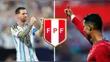 Lionel Messi rompió recordar de Cristiano Ronaldo donde aparece jugador de la selección peruana. Foto: composición Líbero/IG