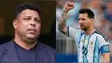 Ronaldo Nazário dio rotundo calificativo a Lionel Messi tras superarlo como goleador en la historia de la Copa del Mundo Ronaldo Nazário dio rotundo calificativo a Lionel Messi tras superarlo como goleador en la historia de la Copa del Mundo