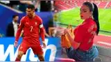 Georgina Rodríguez y su celebración tras anotación de Cristiano Ronaldo en el Mundial 2026. Georgina Rodríguez y su celebración tras anotación de Cristiano Ronaldo en el Mundial 2026.