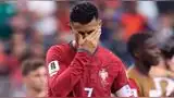 Cristiano Ronaldo no pudo aguantar las lágrimsa tras la eliminación de Portugal. Cristiano Ronaldo no pudo aguantar las lágrimsa tras la eliminación de Portugal.