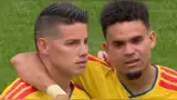 James Rodríguez consoló Jugadores de Colombia que rompieron en llanto tras ser eliminados del Mundial. Foto: Dsports James Rodríguez consoló Jugadores de Colombia que rompieron en llanto tras ser eliminados del Mundial. Foto: Dsports