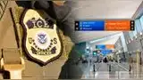 Agentes del ICE vestidos de civil esposan a adulto mayor en aeropuerto de Las Vegas.