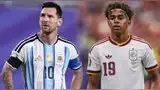 Alineaciones del Argentina vs España. Alineaciones del Argentina vs España.