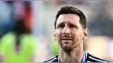 Lionel Messi protagonizó un desgarrador llanto en la premiación. Lionel Messi protagonizó un desgarrador llanto en la premiación.