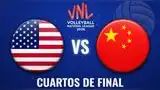 Estados Unidos y China se enfrentan por la Liga de Naciones de Vóley