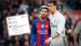 Cristiano Ronaldo responde a Lionel Messi tras la muerte de su padre