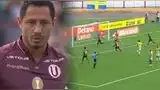 Gol de Gianluca Lapadula para el 3-1 de Universitario ante FC Cajamarca. Foto: composición Líbero/L1 Max