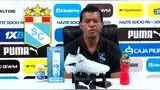 Julio César Uribe se quebró en plena conferencia de Sporting Cristal. Julio César Uribe se quebró en plena conferencia de Sporting Cristal.