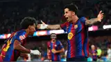 Barcelona goleó al Racing de Santander por LaLiga de España. Barcelona goleó al Racing de Santander por LaLiga de España.