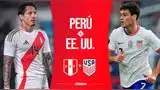 Perú vs. Estados Unidos juegan EN VIVO HOY por un partido amistoso de fecha FIFA.