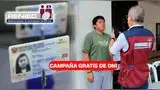 Conoce en qué distritos se realizarán las campañas de DNI gratis del 28 de setiembre al 4 de octubre.