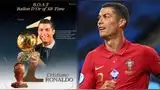 Cristiano Ronaldo ganó el 'Mejor Balón de Oro de Todos los Tiempos'.