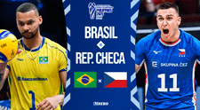 Brasil vs República Checa EN VIVO HOY: a qué hora juega y dónde ver Mundial de Vóley Masculino