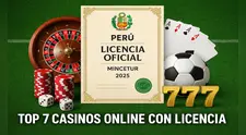 Mejores Casinos online con licencia MINCETUR en Perú 2025 – guía completa