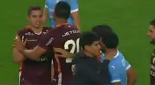Aldo Corzo y Christofer Gonzáles se enfrentaron tras la victoria de Universitario vs Cristal