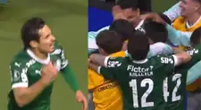 ¡Lo sufre Tiago Nunes! Raphael Veiga anotó el 4-0 de Palmeiras sobre LDU y está cerca de la final