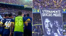 El emotivo homenaje a Miguel Ángel Russo en cancha de Boca tras triunfo sobre River - VIDEO