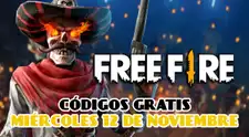 Códigos Free Fire de HOY, miércoles 12 de noviembre: canjea diamantes y skins GRATIS para el Battle Royale