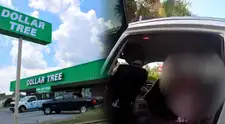 ALARMANTE ESCENA en Dollar Tree: agentes RESCATAN a niños de un auto a 38 °C mientras su madre hacía compras en la tienda