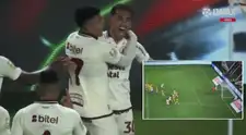¡Golazo! Lisandro Alzugaray anotó de tiro libre el 1-0 de Universitario ante FC Cajamarca