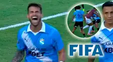 Exárbitro FIFA se pronuncia sobre gol anulado a Felipe Vizeu en Cristal vs Carabobo: "No era..."