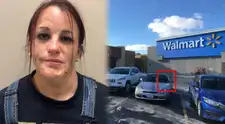 ALERTA ROJA en Walmart: Tras encontrar a un bebé con GOLPE DE CALOR dentro de un vehículo, mujer fue puesta bajo custodia por este y otros cargos