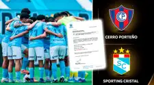 Conmebol envió firme comunicado a Sporting Cristal y Cerro Porteño por cambio de estadio: "Rogamos"