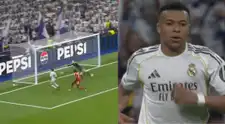 Mbappé anotó el gol del descuento para el Real Madrid ante Bayern Múnich por Champions League