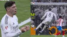 ¡Golazo! Federico Valverde anotó el 1-0 de Real Madrid sobre Girona por LaLiga