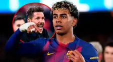 Lamine Yamal desafió al 'Cholo' Simeone previo al Atlético Madrid vs Barcelona: "A ver si..."