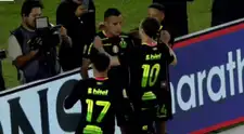 Álex Valera y su remate magistral para anotar el 3-0 de Universitario sobre Garcilaso