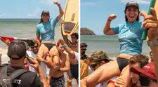 Vania Torres se consagra tricampeona en los Juegos Panamericanos de Surf