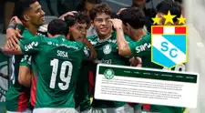 Palmeiras impacta al referirse a Sporting Cristal tras el empate de celestes: "Perú es el..."