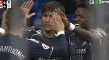 Vinícius dice que aún hay Liga: anotó golazo para el 1-0 del Real Madrid ante Espanyol