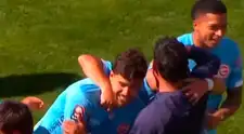 ¡Lo celebran en La Victoria! Beto Da Silva anotó de cabeza el 1-0 de Garcilaso sobre Los Chankas